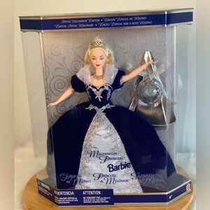 Collectable Barbie Special Millennium Edition Princess in Blue and Silver Gown